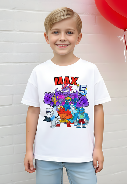 Goo Jit Zu Birthday Shirt – Custom Superhero Birthday Party Outfit