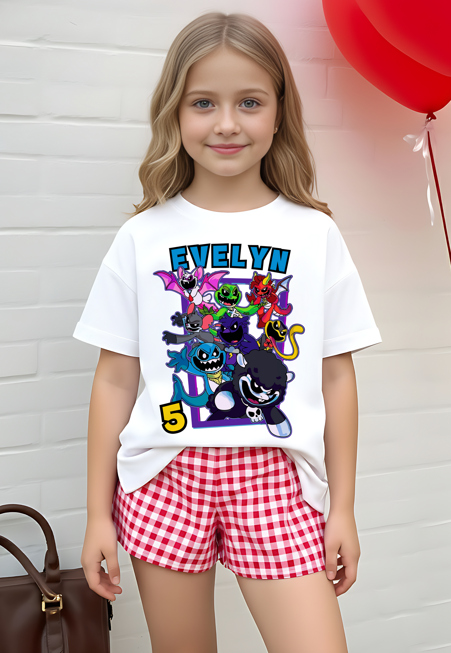 Custom Poppy Playtime Birthday Shirt