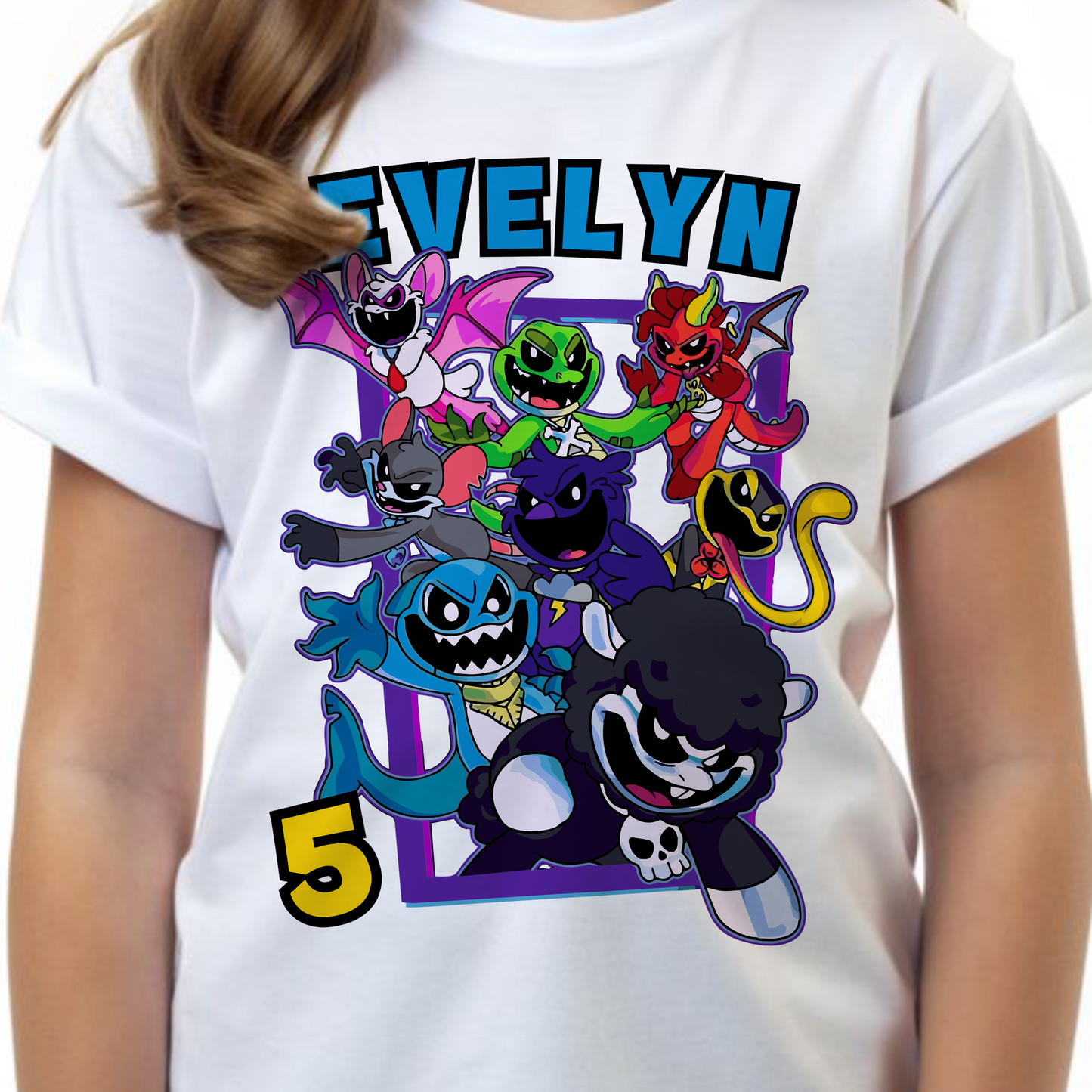 Custom Poppy Playtime Birthday Shirt